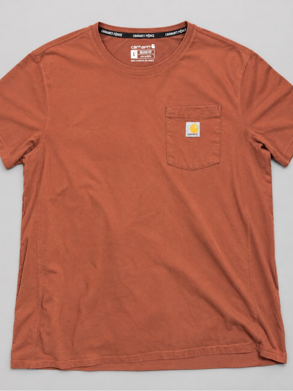 Carhartt Short Sleeve Pocket T-Shirt in Copper Size XL
